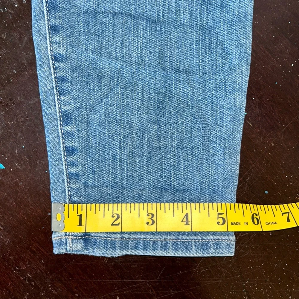 Lucky Brand Stella stretchy low rise skinny denim blue ankle jeans size 10/30 - Picture 12 of 13